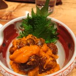 小料理バル ドメ - 2012むかご練り雲丹あえ