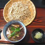 手打ち蕎麦 山城屋 - 「鴨汁せいろ」950円（お替りせいろは別途350円）