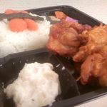 からあげや花 - からあげ弁当めんたいのせ