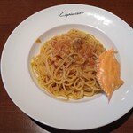Kapurichoza - 渡り蟹のトマトクリームソーススパゲティ（１０８９円）
