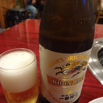 Horumon Yakiniku Mo-Mai - 瓶ビール：５５０円