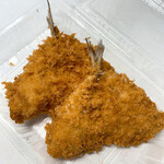 巣鴨ときわ食堂 - 【2021年02月】アジフライ＠190円／枚、2枚購入しました。