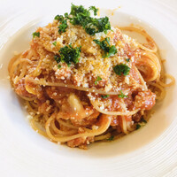 ビストロ ラ・プリュム - 鶏挽肉とキャベツのトマトソース