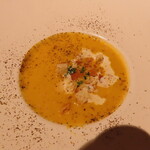 西洋膳所　やすなが - 2021年の｢鳴門金時のスープ｣660円