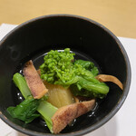 味乃しゅうか - 菜の花　スルメ　茄子