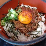 釜信 - 肉味噌丼