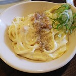 金町製麺 - 雲丹のクリーム和えそば