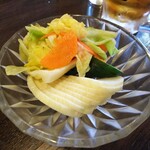 金町製麺 - 漬物