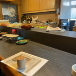 お食事処みなり - カウンター席