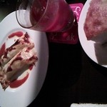 誕生日＆個室イタリアン Heart Dinin’Bar ＆K - 海老と蟹のクレープ包み、フォカッチャ