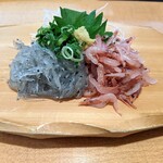 沼津魚がし鮨 江戸前鮨 - 生しらす・桜海老