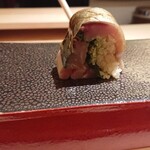 寿し道 桜田 - 鯖寿司は脂のりのり、鯖は釜石