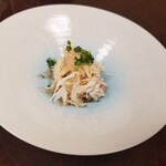 味満ん - 白魚と長芋のポン酢