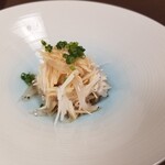 味満ん - 白魚と長芋のポン酢