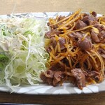 紅四季 - 料理写真:砂肝とネギ和え