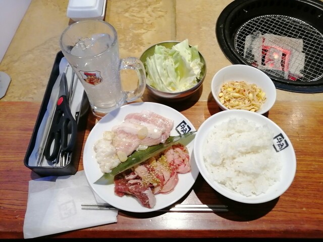 焼肉定食出品 牛角 飲み放題付き焼肉定食 | ルアーマンのブログ