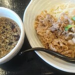 麺処 直久 - 肉盛り辛つけ麺、豚チャーシュー