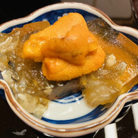 日本料理 桂 - 鉄皮煮凝り 生雲丹