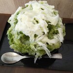 白酒屋 茂三郎 - 抹茶ミルクかき氷