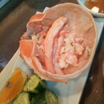 赤兎馬 - ほぐした蟹の身を甲羅に詰めてます♪