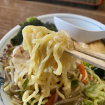 竹の子食堂 - 麺アップ