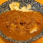 得正 - とんかつカレー丼（ハーフ）500円