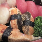 Sushi Tatsu - マグロは赤身なのに脂がのっていて、アナゴはふわふわの食感