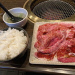 月島屋 - 大盛焼肉定食