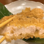 塩梅 - 割と厚めのカットでパン粉は荒目