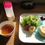 Momo cafe - マフィンセット たまごのマフィン