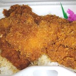 Nikoniko Tei - ソースカツ丼弁当3枚(みそ汁付き) 830円