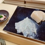 日本橋蛎殻町 すぎた - 帆立とかわはぎ