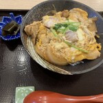 純愛うどん なでしこ - 日南鶏のミニ炙り親子丼（￥550）