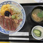 浅草今半 - わさびステーキ丼（¥1,580）