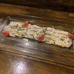 MILLE FIORI - ハタのカルパッチョ（￥1200）