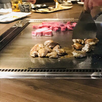 SAI.teppan - 目の前の鉄板で焼いてくれます＾＾