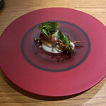エル・バウ・デコラシオン - 本日の魚介は由良産の赤蛸と里芋ピューレ。