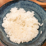 塩梅 - 白米の半ライスお代わり