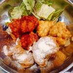 韓国屋台料理とナッコプセのお店 ナム - トリプルチキン　まあまあ