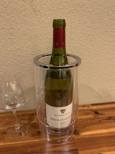 てんぷら 下村 - 白ワイン pouilly fuisse ブルゴーニュ