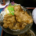 しょうが焼きのアップです。