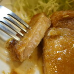 かつれつ四谷たけだ - ポークジンジャー断面