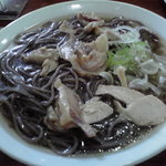 一寸亭 - 冷やし肉そば大盛り