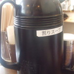 つけめんTETSU - 割りスープ