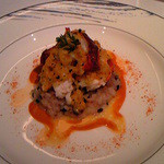 ラ・メール - 伊勢海老のソテー ,      トリュフと野菜のコンディモン