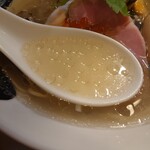 麺処 しろくろ - 浅利とムール貝の汐そば、半熟味玉