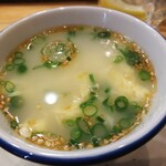 焼き鳥 ばかちん - 〆でもOK鶏スープ