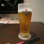 バーデン バーデン - ハイネケン　エクストラコールド（1口飲んじゃった）