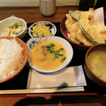 ふく鶴 - とり天玉おろしポン酢定食