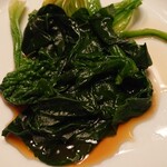 都わすれ - 縮みほうれん草のしゃぶしゃぶ。